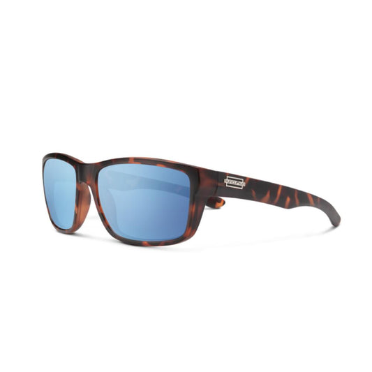 Suncloud - Mayor - Matte Tortoise; Polarized Aqua Mirror
