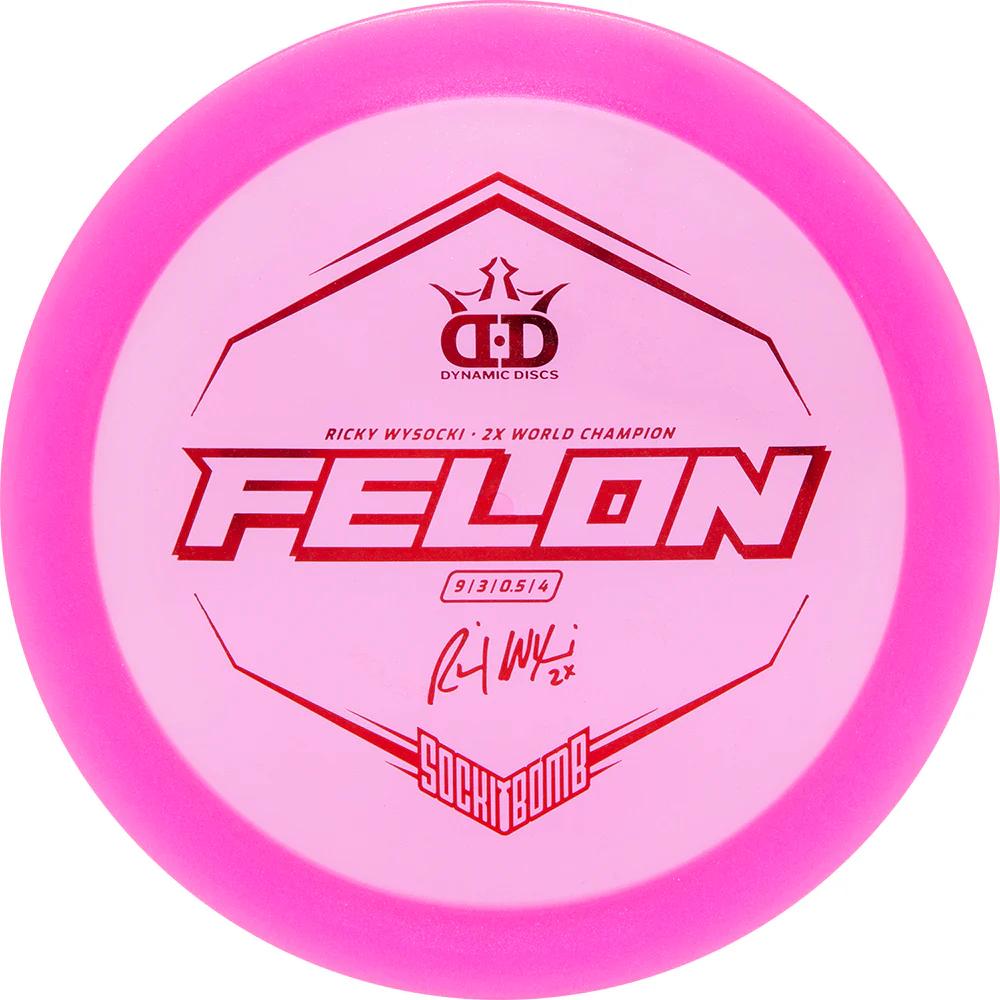Dynamic Discs - Lucid-Ice Glimmer Felon Ricky Wysocki - Assorted