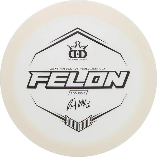 Dynamic Discs - Lucid-Ice Glimmer Felon Ricky Wysocki - Assorted
