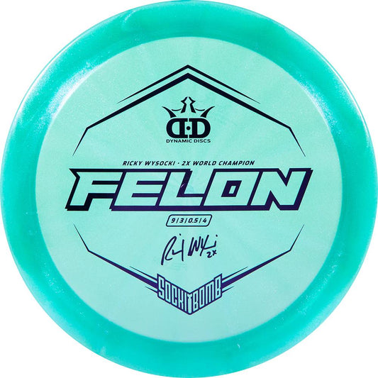 Dynamic Discs - Lucid-Ice Glimmer Felon Ricky Wysocki - Assorted