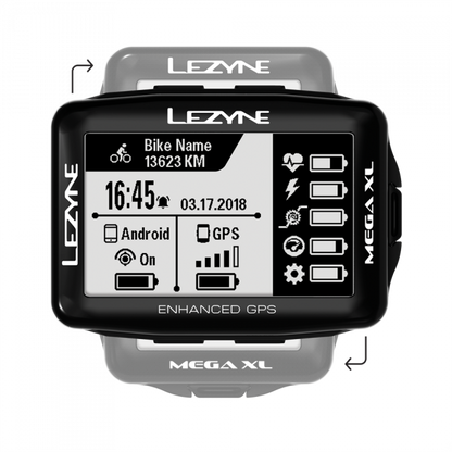 Lezyne - Mega XL GPS - Black
