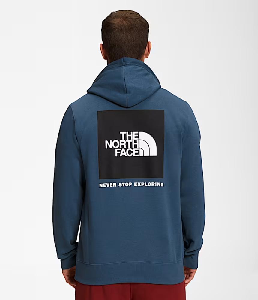 The North Face - Box NSE Pullover Hoodie - Men's - TNF Medium Grey Heather/TNF Black