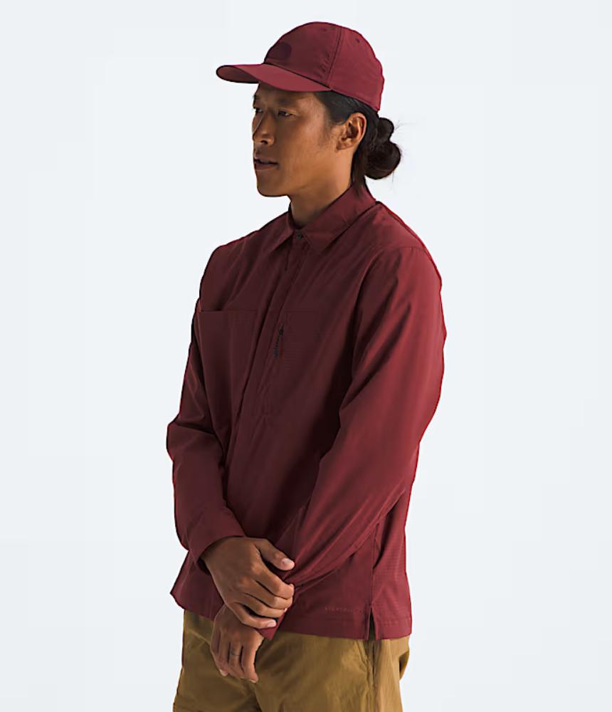 The North Face - Long Sleeve Lightrange Shirt - Men's - Sumac