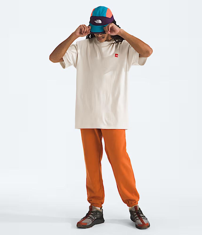 The North Face - Short Sleeve Red Box Kilimanjaro Heavyweight Tee - Men's - White Dune