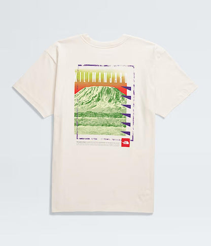 The North Face - Short Sleeve Red Box Kilimanjaro Heavyweight Tee - Men's - White Dune