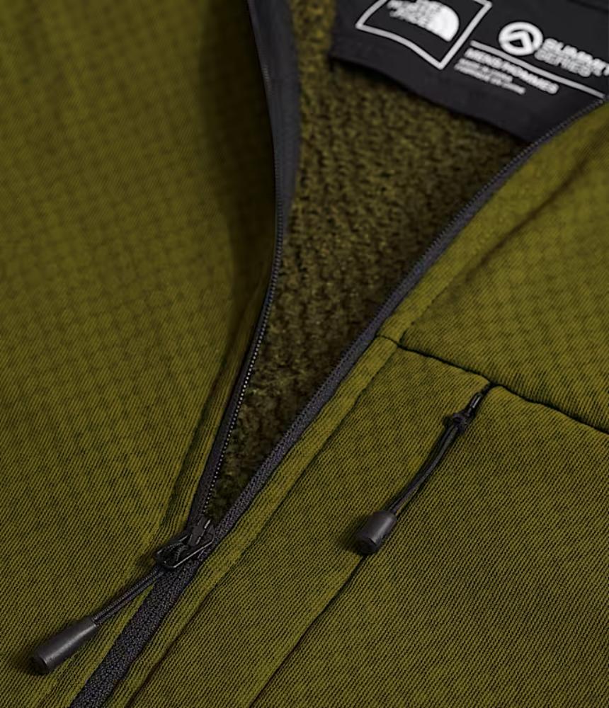The North Face - Summit FUTUREFLEECE Full Zip Hoodie - Men's - Forest Olive