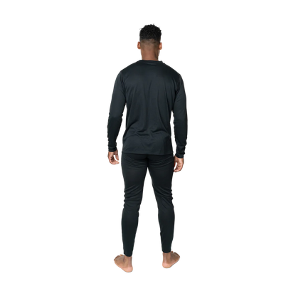 Polarmax - Men's Double Layer Crew - Black