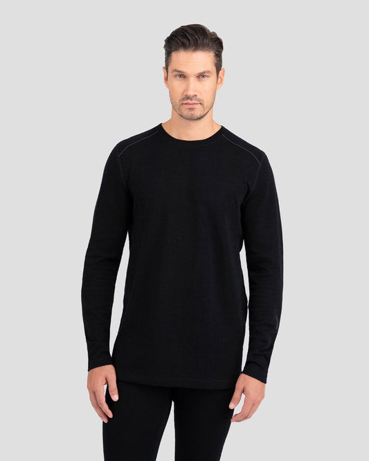 Terramar - 2.0 Men's Ultra Merino Crew - Black