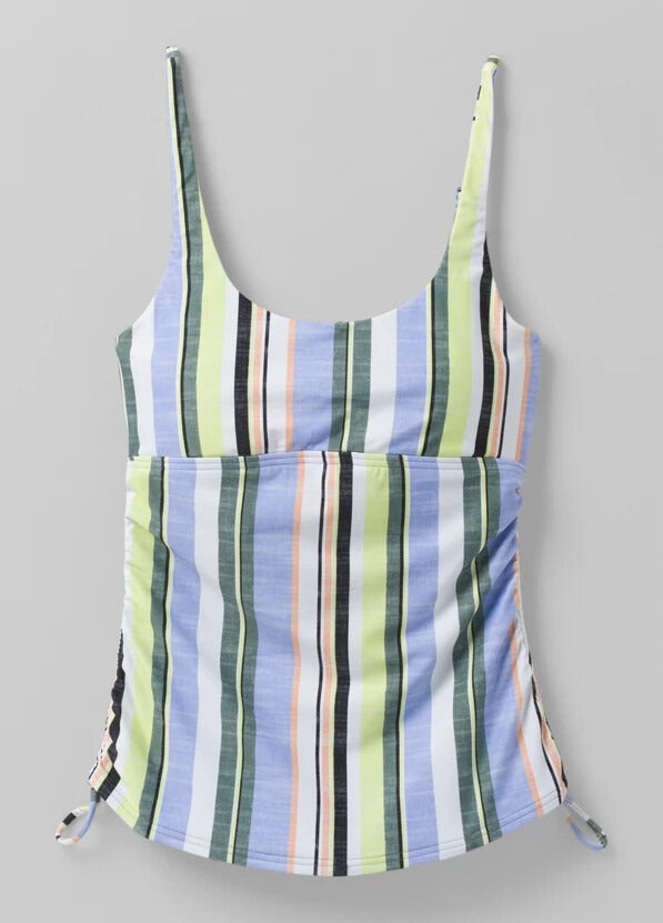 Prana - Melody Tankini Sample - SM Morning Glory Stripe - Morning Glory Stripe