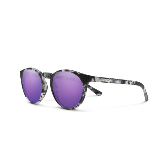 Suncloud - Metric - Matte Ice Tortoise; Polarized Purple Mirror
