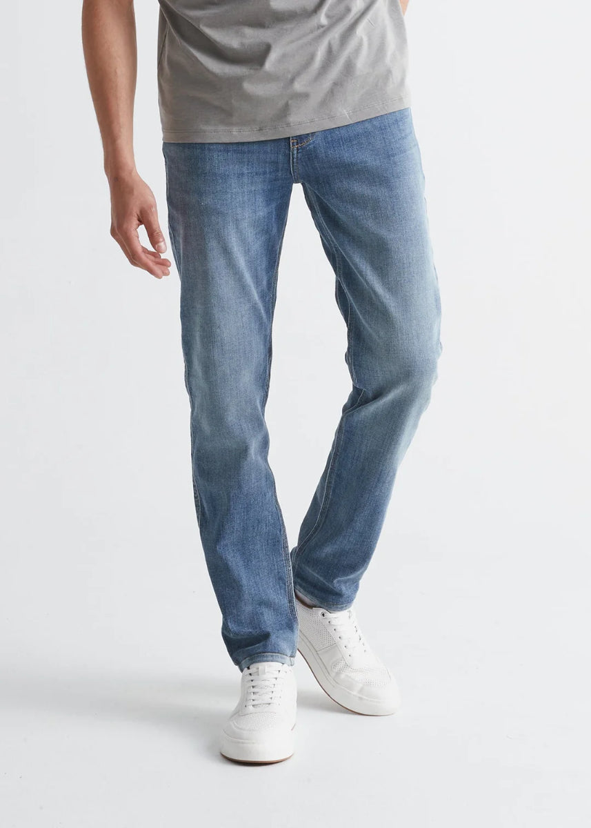 Duer - Performance Denim Slim - Aged Grey