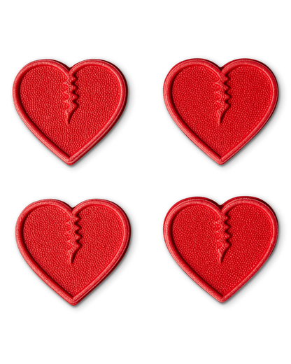 Crab Grab - Mini Hearts - Red