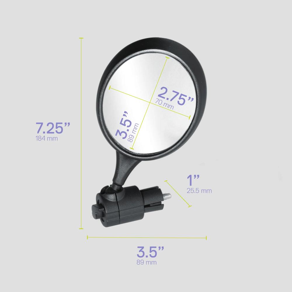 Delta - Universal Mirror - Black