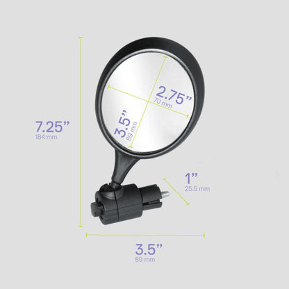 Delta - Universal Mirror - Black