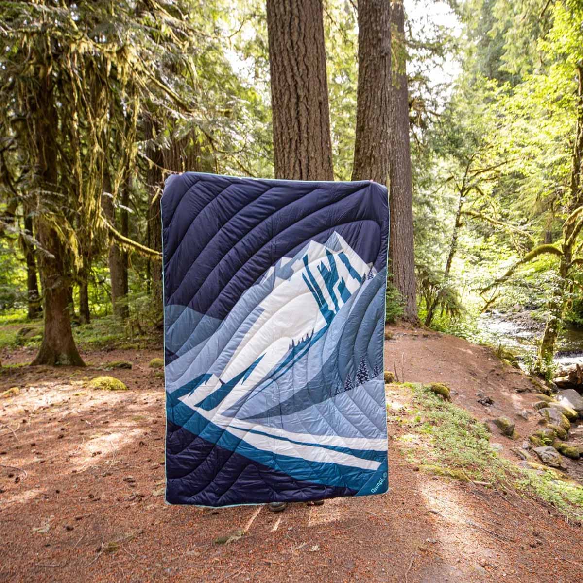 Rumpl - Original Puffy Blanket - Midnight Mountain Peak
