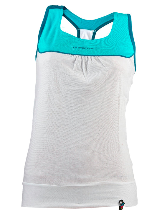 La Sportiva - Momentum Tank Top Women's - White/Malibu Blue
