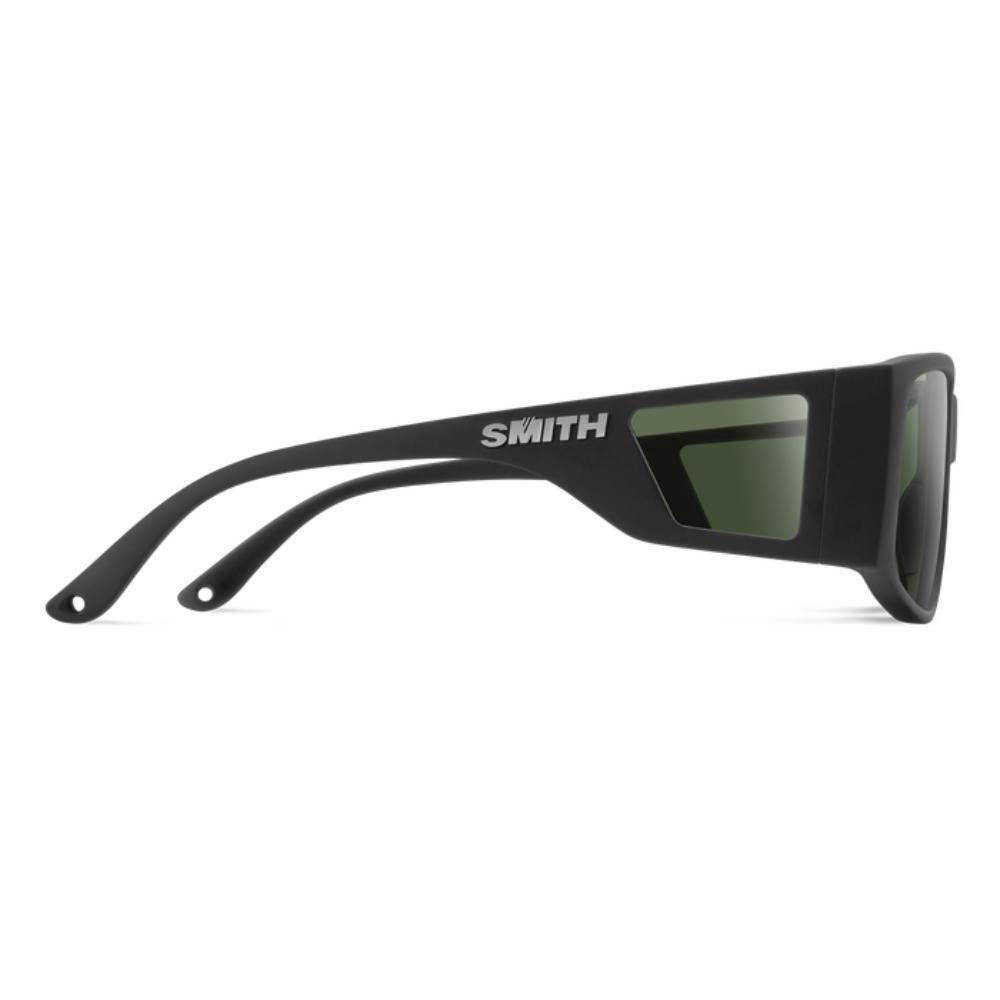 Smith - Monroe Peak - Matte Black; ChromaPop Polarized Gray Green
