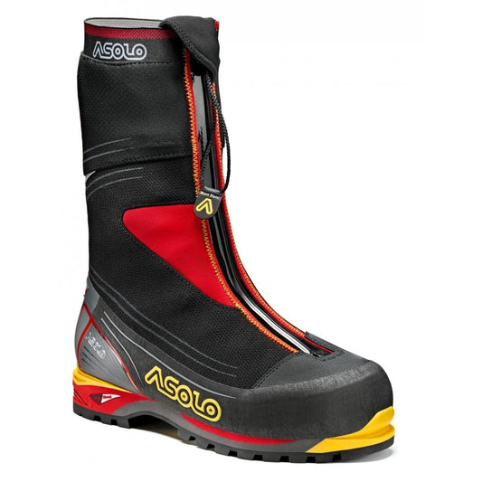 Asolo - Mont Blanc GV Mountaineering Boots - Black/Red
