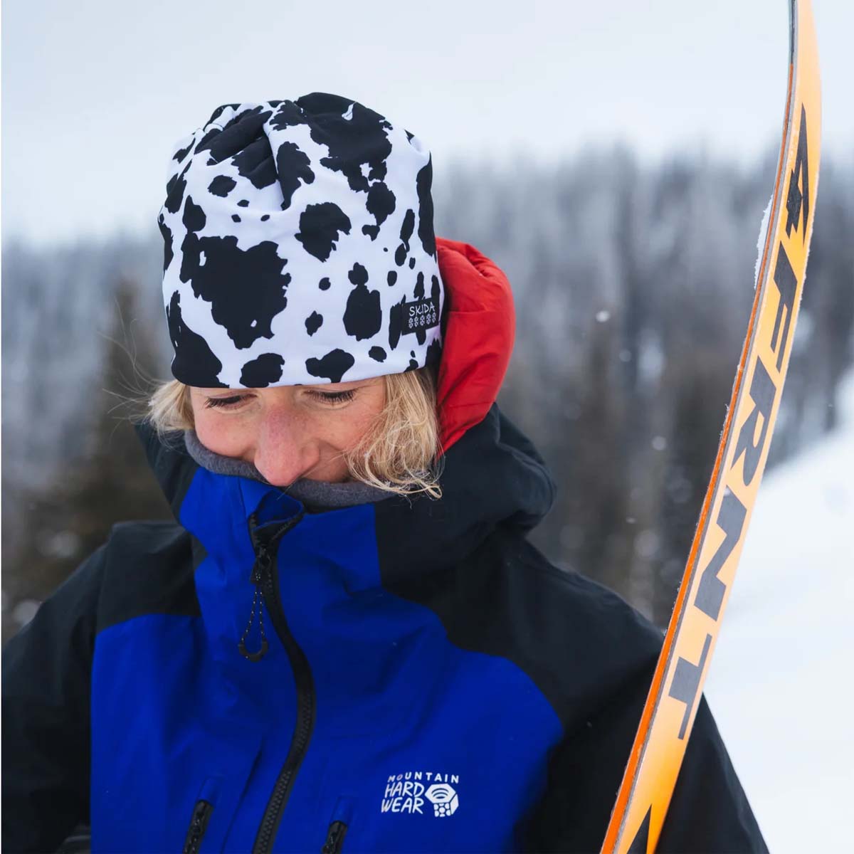Skida - Alpine Fleece-Lined Hat - Moo Cow