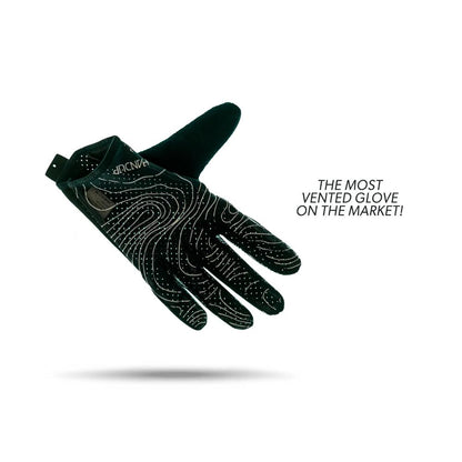 Handup - Vented Gloves - Topo Map Black