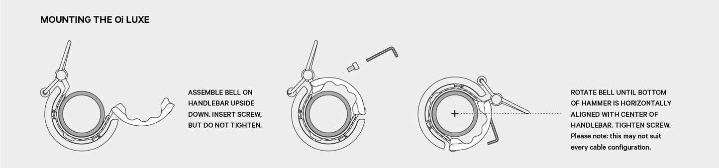 Knog - Oi Luxe Bike Bell - Black