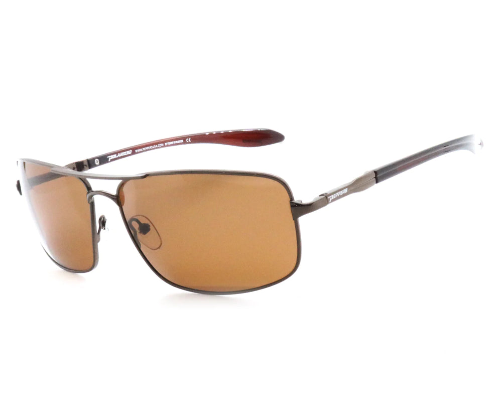 Peppers - Molokai - Shiny Black; Smoke Polarized