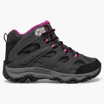 Merrell - Moab 3 Mid Waterproof - Big Kids - Boulder/Red