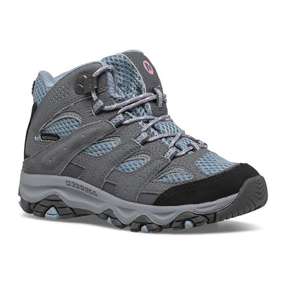 Merrell - Moab 3 Mid Waterproof - Big Kids - Granite/Berry