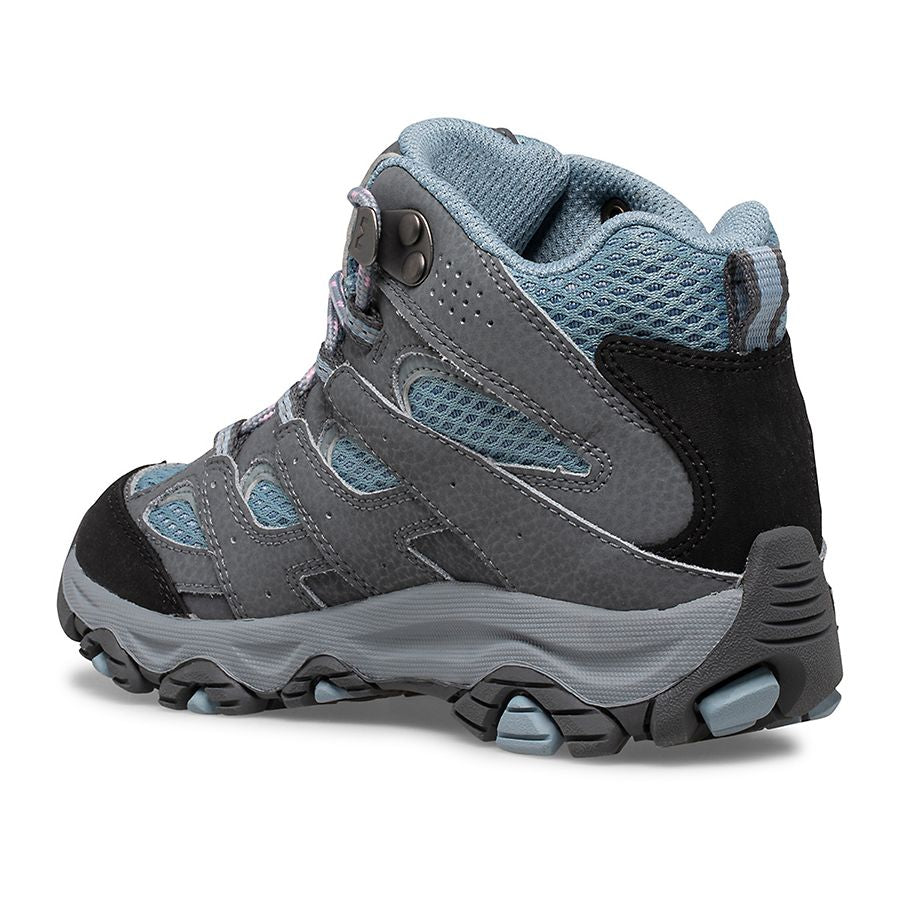 Merrell - Moab 3 Mid Waterproof - Big Kids - Granite/Berry