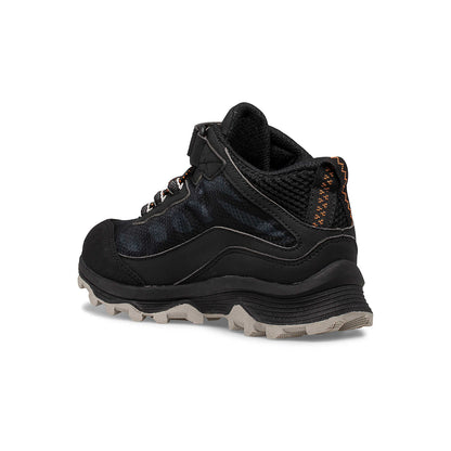 Merrell - Big Kids Moab Speed Mid A/C Waterproof - Navy/Hi Viz