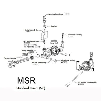 MSR - Fuel Tube Bushing Each