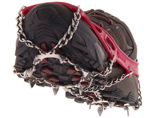 An image of red kahtoola microspikes