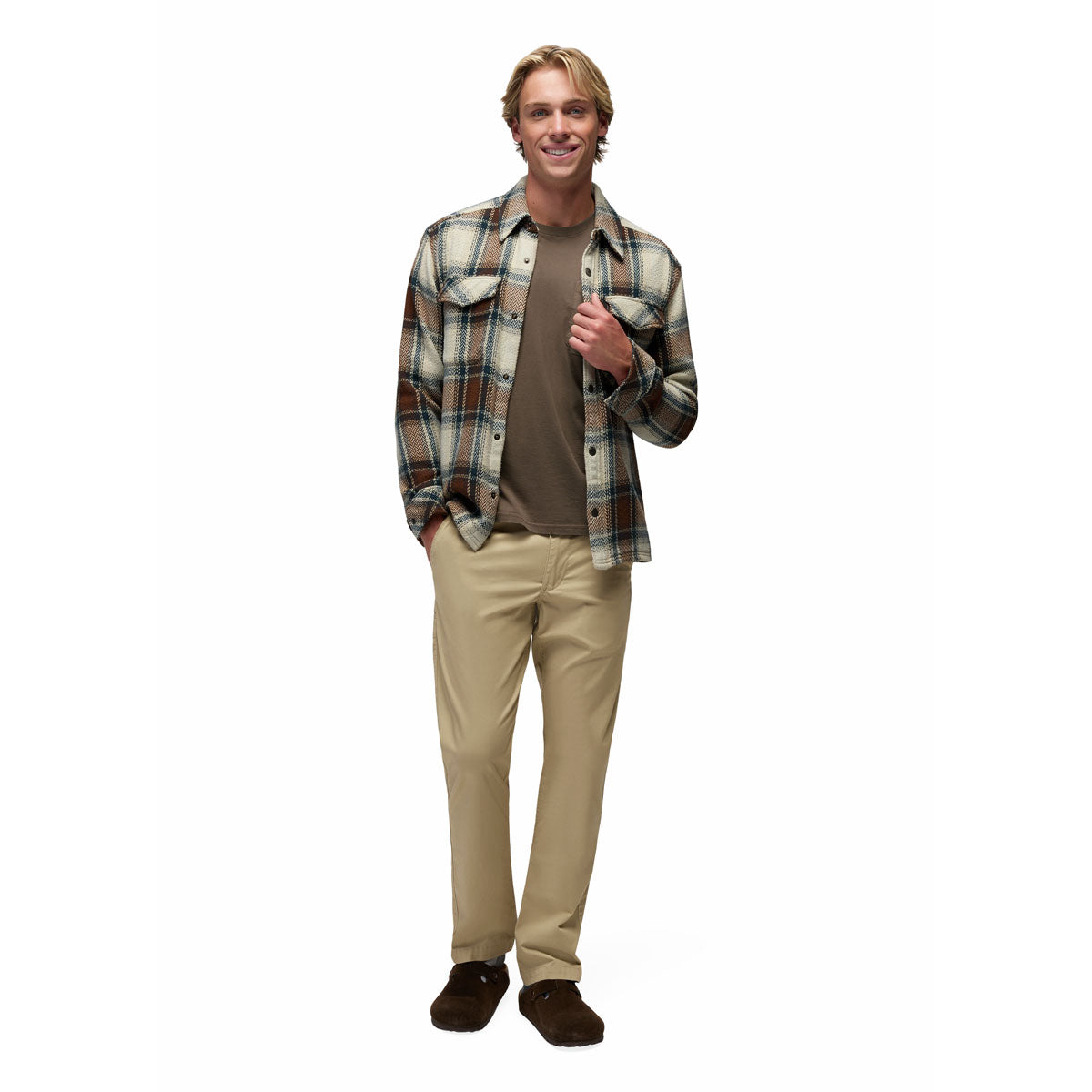 Prana - Everyday Relaxed Pocket Tee - Mud