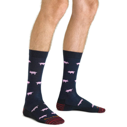Darn Tough - Truffle Hog Crew Lightweight - Navy