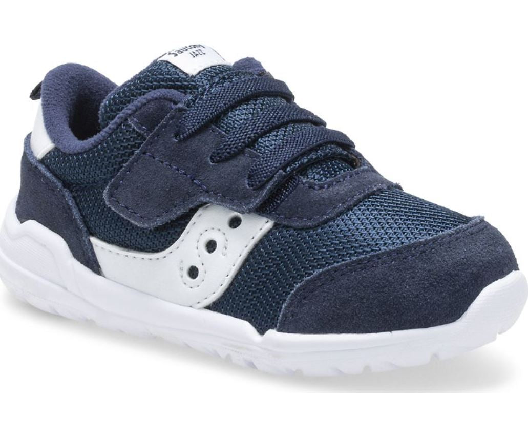Saucony - Little Kids' Jazz Riff Sneaker - Navy/Magenta