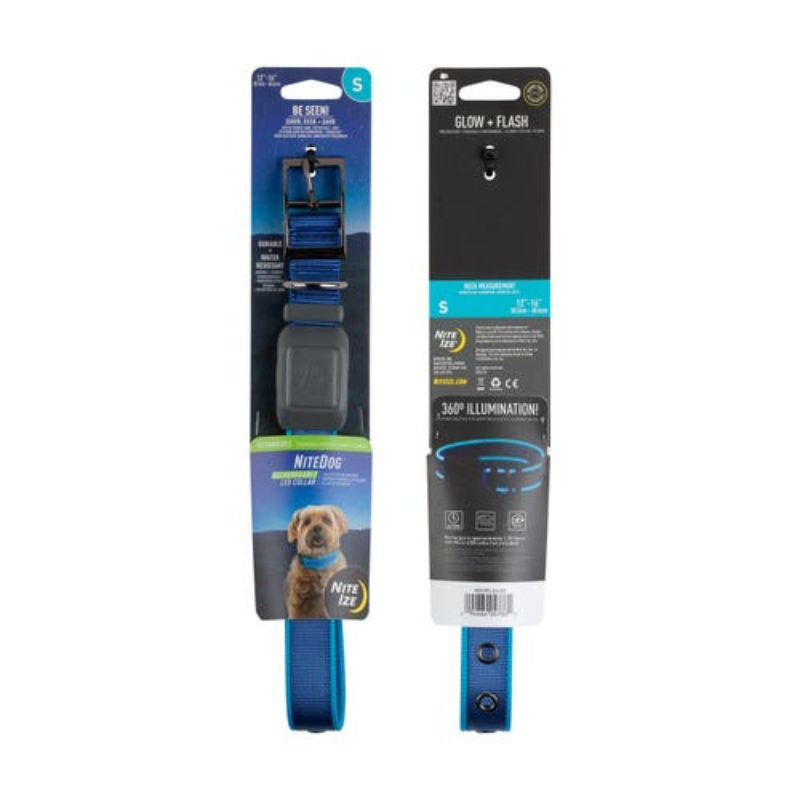 Nite Ize - NiteDog Rechargeable LED Collar - Blue/Blue LED