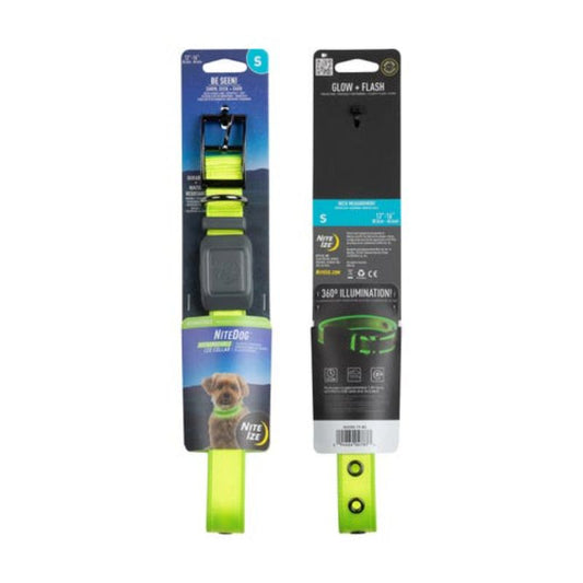 Nite Ize - NiteDog Rechargeable LED Collar - Lime/Green LED