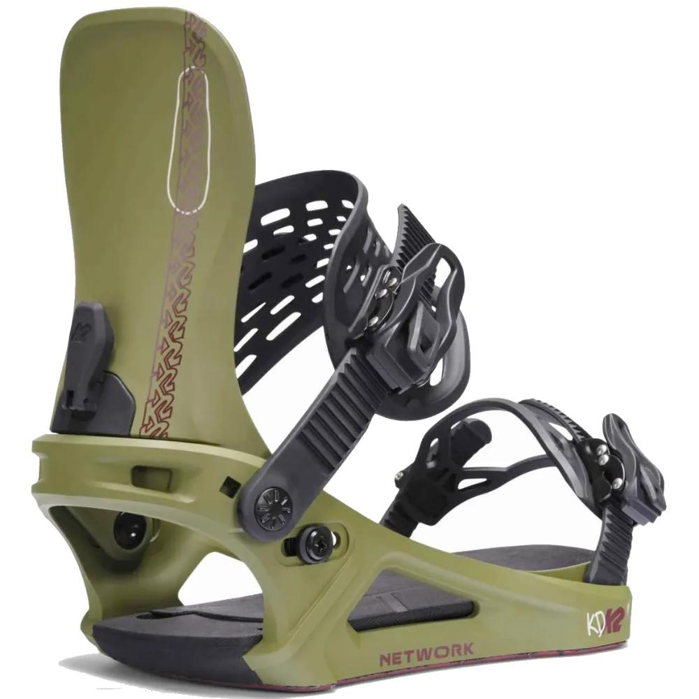 K2 - Network Snowboard Bindings 2025 - Women's - Black