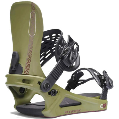 K2 - Network Snowboard Bindings 2025 - Women's - Black