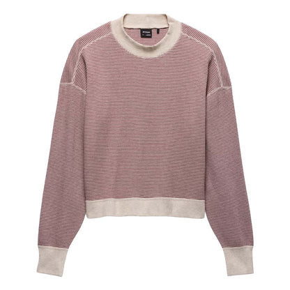 Prana - Touchstone Long Sleeve Crew - Newberry Heather Stripe