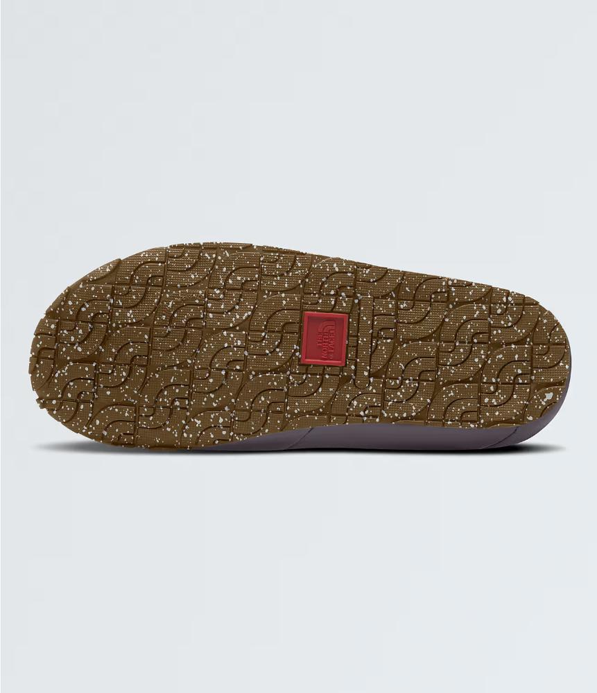 The North Face - ThermoBall Traction Mule V - Women's - Dark Sage Next Gen Logo Print/Gardenia White