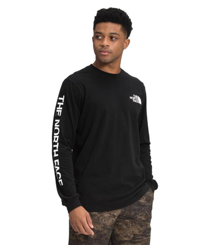 The North Face - Mens Long Sleeve TNF Sleeve Hit Tee - Tnf Black