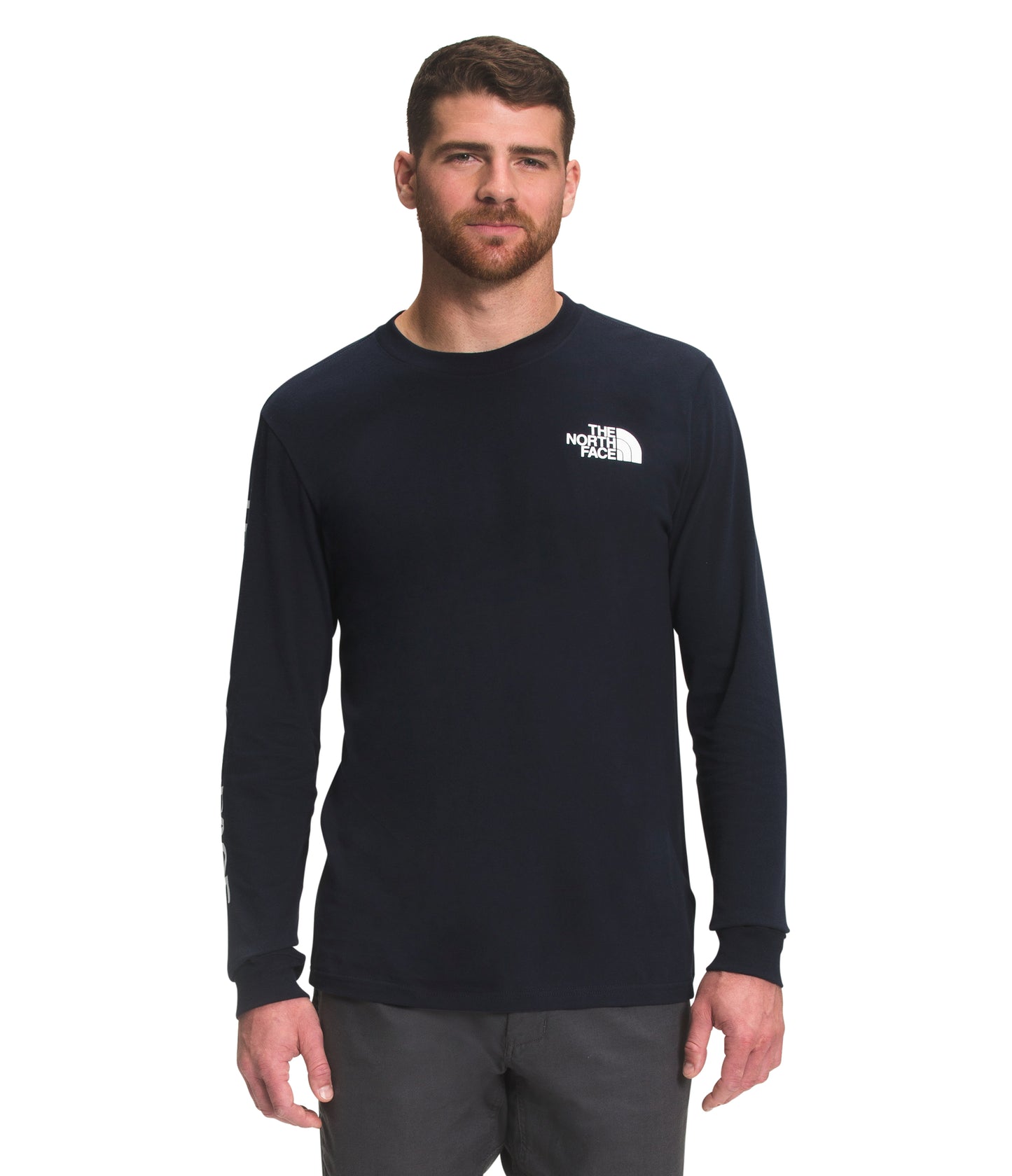 The North Face - Mens Long Sleeve TNF Sleeve Hit Tee - Tnf Black