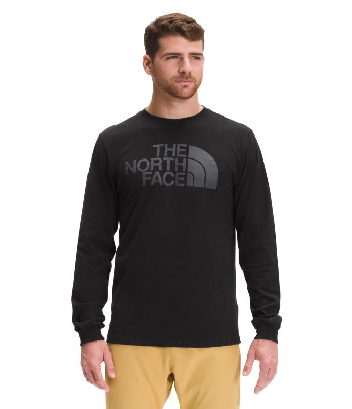 The North Face - Men's Long Sleeve Half Dome Tee - Tnf Black/Tnf White