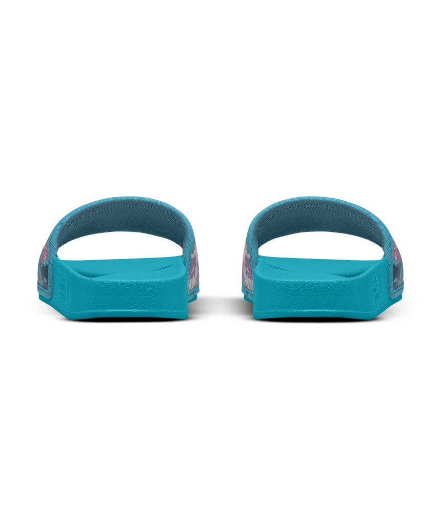 The North Face - Base Camp Slide III - Youth - Scuba Blue/Scuba Blue Wild Daisy Print