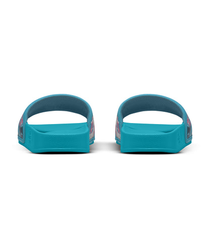 The North Face - Base Camp Slide III - Youth - Scuba Blue/Scuba Blue Wild Daisy Print