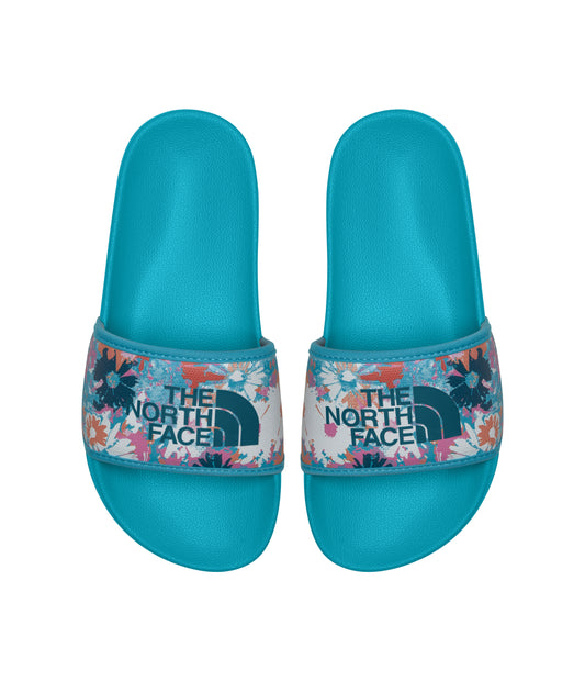 The North Face - Base Camp Slide III - Youth - Scuba Blue/Scuba Blue Wild Daisy Print