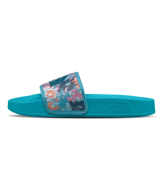 The North Face - Base Camp Slide III - Youth - Scuba Blue/Scuba Blue Wild Daisy Print