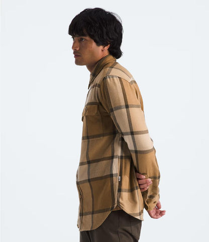 The North Face - Arroyo Flannel Shirt - Men's - Smoked Pearl Macro Plaid