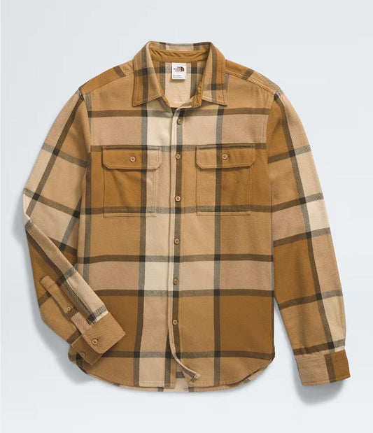 The North Face - Arroyo Flannel Shirt - Men's - Utility Brown Macro Plaid